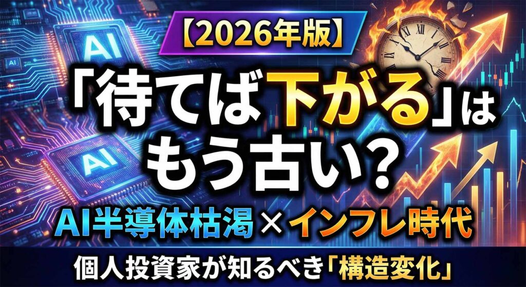 AI半導体の需要増で株価が上昇しているイメージ図